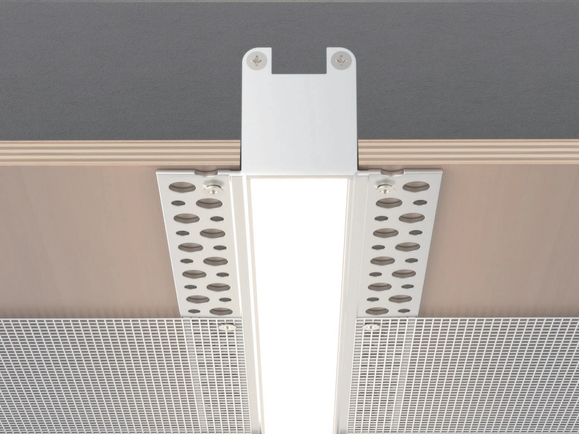 AP06-RS6733-S Anti-glare Range Aluminum Profile