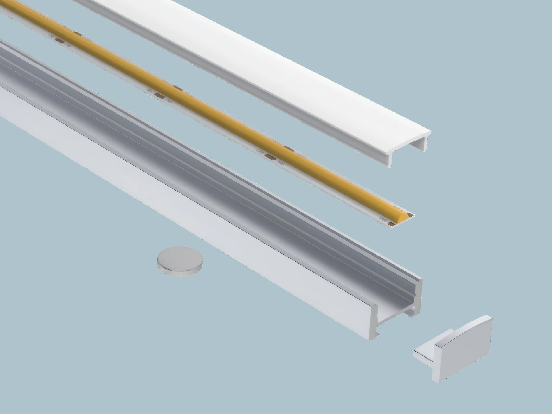 AP08-SM1710 Linkable Range Aluminum Profile