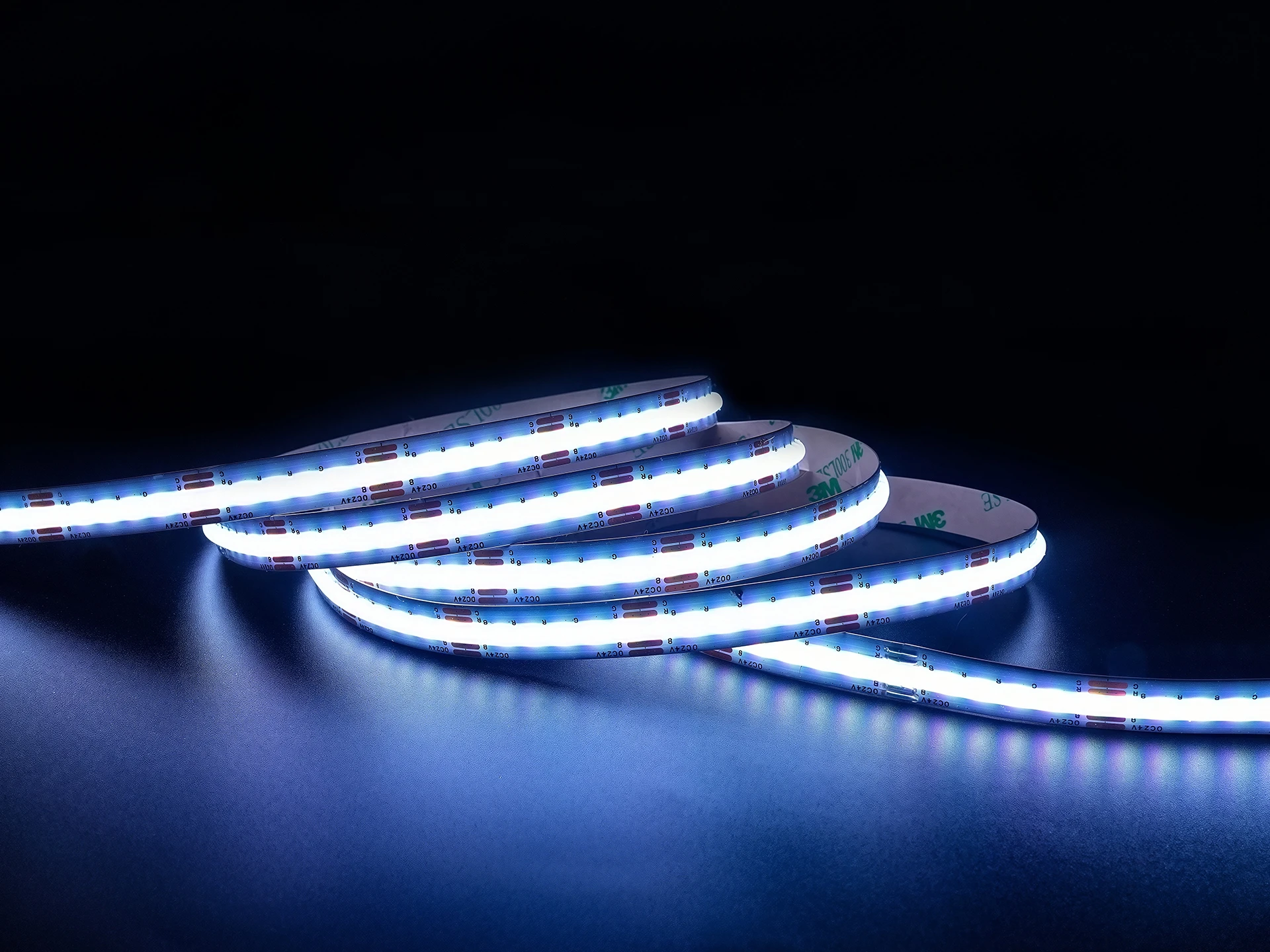 ST203 Series, 576LED/M, 9W/M, IRGB, 62.5mm CUT, IP20, LED Strip Light