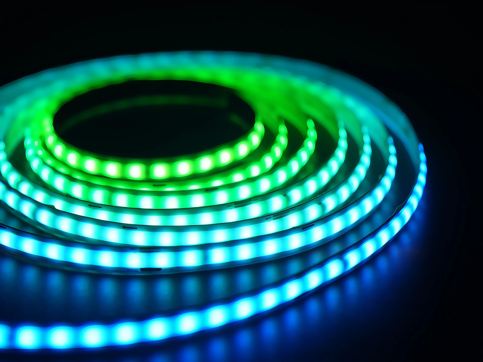 ST208 Series, 360LED/M, 7W/M, IRGB, 100mm CUT, IP54, LED Strip Light