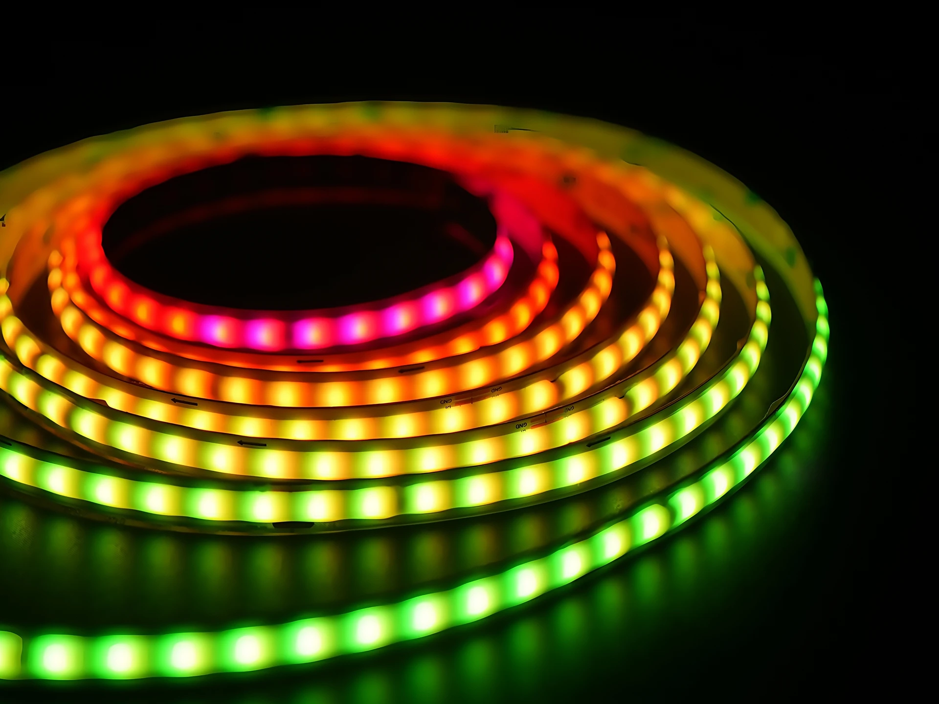 ST208 Series, 360LED/M, 7W/M, IRGB, 100mm CUT, IP20, LED Strip Light