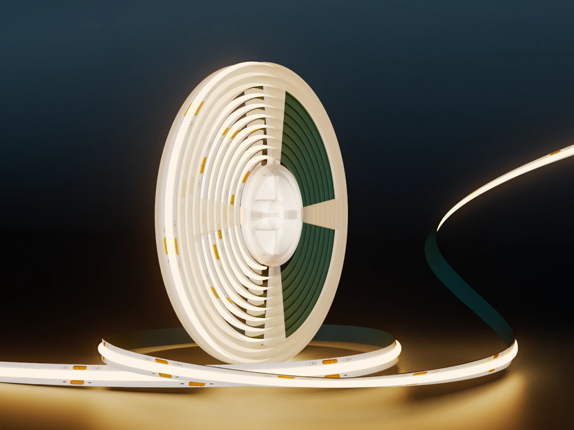 ST218 Series, 288LED/M, 5-10W/M, 1CCT, Free CUT, IP20, DOB LED Strip Light